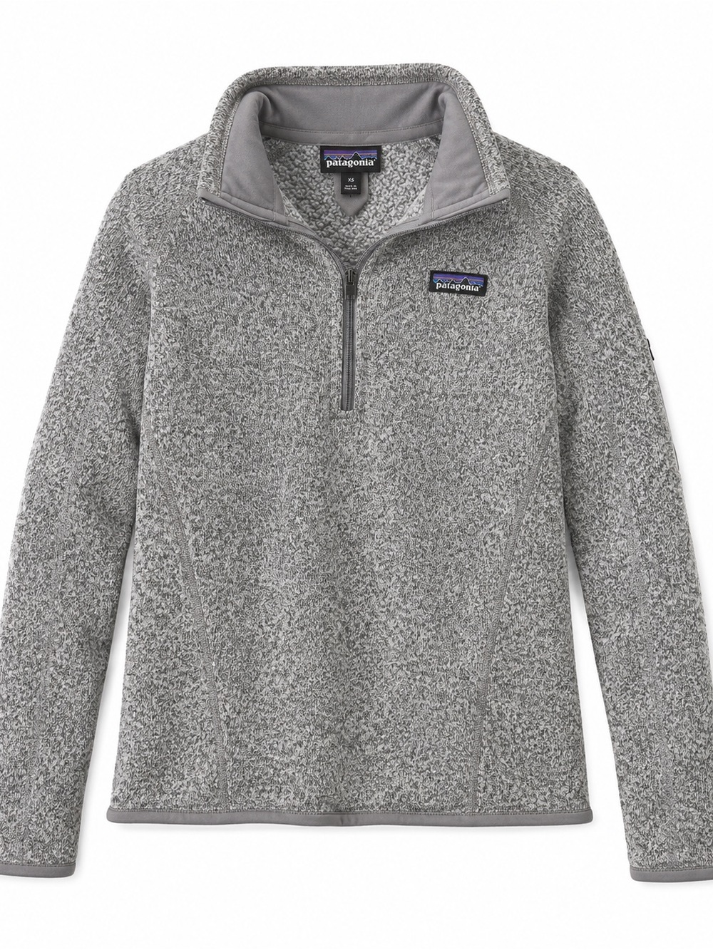 Patagonia Heather Gray Half-Zip Fleece Pullover